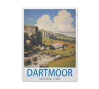 Puzzles Enfants Adultes 1000 Pièces,Parc National de Dartmoor,Artisanat Cadeau Famille Puzzle Classique 3D Puzzle Jouet en Bois Cadeau Unique Décoration Intérieure(75x50cm)-FE49