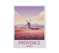 Puzzles Enfants Adultes 1000 Pièces，Provence France，Artisanat Cadeau Famille Puzzle Classique 3D Puzzle Jouet en Papier Cadeau Unique Décoration Intérieure（50x70cm）-AC44