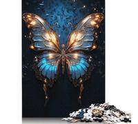 Puzzles épiques et brillantes en forme de papillon, 1000 pièces, puzzles pour adultes, jeu intellectuel, puzzle adulte, 38 x 26 cm/1000 pièces