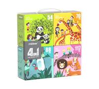 Mideer – Puzzles évolutifs Animaux MD3164 – Carton
