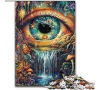 Puzzles Eye of The Mountain 1000 pièces pour Adolescents, adaptés aux Personnes de 14 Ans et Plus Idées Cadeaux de décoration intérieure 26x38cm