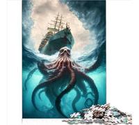 Puzzles familiaux Cadeau Puzzle Adulte 1000 maître des Mers Puzzle en Bois Adultes Puzzles Cadeaux Puzzle Jeu Pratique-décoration familiale 1000 pièces (50x75 cm)