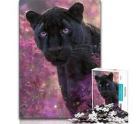 Puzzles fantastiques Black Panther 1000 pièces pour Adolescents, Assemblage de Motifs Amusant à la Maison, Cadeau d'anniversaire, Cadeau de Voyage (50x75cm)