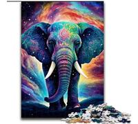 Puzzles fantastiques d'éléphants pour Adultes 1000 Puzzles Amusants Chaque pièce est Unique Jeu Familial Stimulant (50x75cm)
