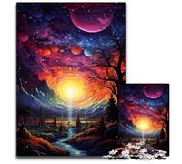 Puzzles fantastiques pour Adultes 1000 pièces Puzzles impossibles pour Adultes pour Les Amoureux des Voyages et Les Couples Jouet Stimulant 1000 pièces (38 x 26 cm)