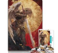 Puzzles Fantasy Angel Knight pour Adolescents, 1000 pièces, Jeux Amusants, Chaque pièce est Unique - Jeu Familial Stimulant et Amusant 38x26cm