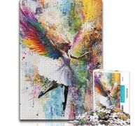 Puzzles Fantasy Ballerina 1000 pièces pour Adultes et Adolescents, stimulent Le Cerveau, Jouets addictifs pour cultiver la Patience, adaptés aux Couples (38x26cm)