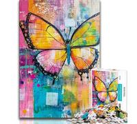 Puzzles Fantasy Butterfly 1000 pièces pour Adultes et Adolescents, stimulent Le Cerveau, stimulent la Patience, stimulent l'imagination et stimulent la créativité Une œuvre d'art (38x26cm)