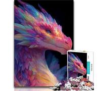 Puzzles Fantasy Dragon 1000 pièces pour Adultes, Aidez Le Cerveau à exercer des Jouets addictifs pour cultiver la Patience Une œuvre d'art 50x75cm