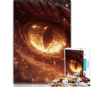 Puzzles Fantasy Dragon Eyes pour Adultes 1000 pièces, Aidez Le Cerveau à exercer des Jouets addictifs pour cultiver la Patience Une œuvre d'art 50x75cm