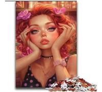 Puzzles Fantasy Flower Girl 2000 pièces pour Adultes, à partir de 14 Ans, Jeux Amusants, activités à la Maison, Cadeaux d'anniversaire, Cadeaux de Voyage (70x100cm)