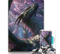 Puzzles Fantasy Flying Dragon 1000 pièces pour Adolescents, Cadeaux, Aide Le Cerveau à exercer, Jouets addictifs pour cultiver la Patience, adaptés aux Couples (38x26cm)