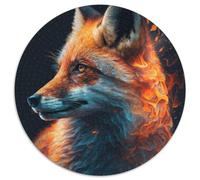 Puzzles Fantasy Fox 1000 pièces pour Adultes, Puzzle en Carton, Casse-tête Stimulant, activité familiale, décoration intérieure, Cadeau de Vacances 67,5 x 67,5 cm