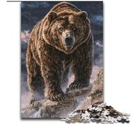 Puzzles Fantasy Grizzlies pour Adultes, 1000 pièces, Jeu éducatif, défi, Cadeau d'anniversaire, décoration Murale (26x38cm)
