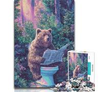 Puzzles Fantasy Grizzlies pour Adultes 1000 pièces, Jeu Stimulant, idéal comme Cadeau pour Toute la Famille 75x50cm