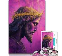 Puzzles Fantasy Jesus 1000 pièces pour Adolescents, Cadeaux, Jeu de Quiz, décoration Murale, Cadeaux Uniques d'anniversaire et de Noël 50x75cm