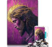 Puzzles Fantasy Jesus 1000 pièces pour Adolescents, Cadeaux, Jeu de Quiz, décoration Murale, Cadeaux Uniques d'anniversaire et de Noël 38x26cm