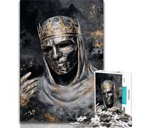 Puzzles Fantasy Knight pour Adultes 1000 pièces, Aidez Le Cerveau à exercer des Jouets addictifs pour cultiver la Patience, Jeu de défi Unique 38x26cm