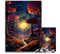 Puzzles Fantasy Magic Jungle pour Adultes Puzzles de 1000 pièces pour Adultes pour Les Anniversaires Les Vacances et Noël 1000 pièces (38 x 26 cm)