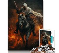 Puzzles Fantasy Ninja Knight pour Adolescents, 1000 pièces, pour Jeu éducatif, défi, décoration d'intérieur et Cadeaux Uniques (38x26cm)