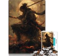 Puzzles Fantasy Ninja Warrior 1000 pièces pour Adolescents, Difficiles à réaliser mais Amusants et Humoristiques, Cadeaux d'anniversaire, décoration Murale 50x75cm