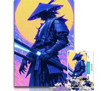Puzzles Fantasy Ninja Warrior 1000 pièces pour Adultes, Cadeaux, Difficile à compléter mais Amusant et Humoristique, Cadeau d'anniversaire, Cadeaux, Art Mural 50x75cm