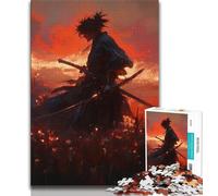 Puzzles Fantasy Ninja Warrior 1000 pièces pour Adultes, Cadeaux, Difficile à compléter mais Amusant et Humoristique, Cadeau d'anniversaire, Cadeaux, Art Mural 38x26cm