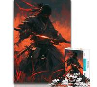 Puzzles Fantasy Ninja Warrior pour Adolescents, 1 000 pièces, Difficiles à réaliser, mais Amusants et Humoristiques, Cadeaux d'anniversaire, décoration Murale (38x26cm)