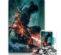 Puzzles Fantasy Ninja Warrior pour Adolescents, Puzzle 1000 pièces, Aide Le Cerveau à exercer des Jouets addictifs pour cultiver la Patience Une œuvre d'art (38x26cm)