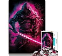Puzzles Fantasy Ninja Warrior pour Adultes et Adolescents, Aidez Le Cerveau à exercer des Jouets addictifs pour cultiver la Patience, Excellent Cadeau 50x75cm