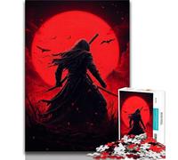 Puzzles Fantasy Samouraï Ninja 1000 pièces pour Adolescents, Difficiles à réaliser mais Amusants et Humoristiques, Cadeaux d'anniversaire, décoration Murale 38x26cm