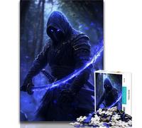 Puzzles Fantasy Samouraï Ninja pour Adolescents 1000 pièces, Jeu éducatif, Jouet de défi, décoration Murale, Cadeaux d'anniversaire et de Noël Uniques 38x26cm