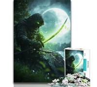 Puzzles Fantasy Samouraï Ninja pour Adolescents 1000 pièces, Jouets éducatifs et éducatifs, Jeux familiaux, Anniversaires et Cadeaux Uniques 50x75cm