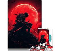 Puzzles Fantasy Samurai Ninja pour Adolescents, 1 000 pièces, Anti-Stress, pour Passer Le Temps à la Maison, avec Affiche et fiche de Questions-réponses Assorties (50x75cm)