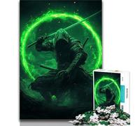 Puzzles Fantasy Samurai Ninja pour Adolescents 1000 pièces, Staycation Kill Time Chaque pièce est Unique - Jeu Familial Stimulant et Amusant 50x75cm