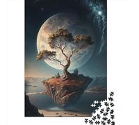 Puzzles Fantasy Space of Tree 500 pièces pour Adultes, Jeu intellectuel, Jouets pour Adultes, 500 pièces (52 x 38 cm)