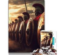 Puzzles Fantasy Warrior pour Adultes 1000 pièces, Aidez Le Cerveau à exercer des Jouets addictifs pour cultiver la Patience Une œuvre d'art 38x26cm