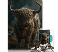 Puzzles Fantasy Yak pour Adultes et Adolescents, Jeux éducatifs, décoration Murale, Cadeaux Uniques pour Anniversaire et Noël, 38x26cm