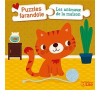 Puzzles farandole anim. maison - Deborah Van de Leijgraaf - Lito - cartonné - Album éveil dès la naissance