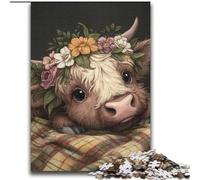 Puzzles Farm Yak 2000 pièces pour Adolescents, Assemblage de Motifs Amusant à la Maison, Cadeau d'anniversaire, Cadeau de Voyage (70x100cm)