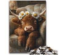 Puzzles Farm Yak pour Adolescents, Aidez Le Cerveau à exercer des Jouets addictifs pour cultiver la Patience et l'interaction Parent-Enfant (50x75cm)