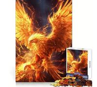 Puzzles Flamboyant Phénix pour Adolescents 1000 Pièces Stimulation de la Mémoire et Évasion Pleine Conscience Découpe Précise Cadeau Souvenir (50x75cm)