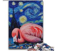 Puzzles Flamingo Night Sky pour Adolescents, 2000 pièces, pour Un Moment de détente inoubliable Chaque pièce est Unique - Jeu Familial Stimulant (70x100cm)
