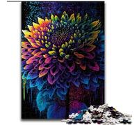Puzzles Fleurs Art pour Adolescents, Jouets stimulants, décoration Murale, Cadeaux d'anniversaire et de Noël Uniques (50x75cm)