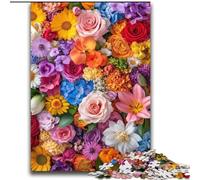 Puzzles Fleurs Artistiques pour Adolescents 2000 Pièces, Jeu Familial Anti-Stress, Défi Difficile, Superbes Cadeaux et Jouets (70x100cm)