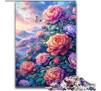 Puzzles Fleurs et Papillons 2000 Pièces pour Adultes, Cadeaux, Convient aux 14 Ans et Plus, Amusement en Famille, Idéal comme Cadeau pour Toute la Famille (70x100cm)