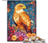 Puzzles Flower Eagle 1000 pièces pour Adolescents, Jeu Stimulant, idéal comme Cadeau pour Toute la Famille (50x75cm)