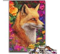 Puzzles Flower Fox 2000 pièces pour Adultes, Jeux en Famille, activités à la Maison, Cadeau d'anniversaire, Cadeau de Voyage (70x100cm)