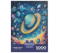 Puzzles Fond d'écran Ciel étoilé Cosmique Enfant Décoration Intérieure Gifts for Family Firmament 1000 Pièces Couleurs Décoration Murale Adultes Et Enfants 70x50cm/1000pcs