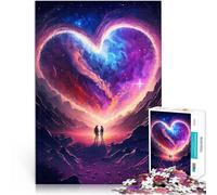 Puzzles for Adults 1000 Puzzles Love of Spouse Cosmos Made of Cardboard，for 14+ Each Piece is Unique - Fun and challenging Game for The Whole Family 。Size：26x38cm